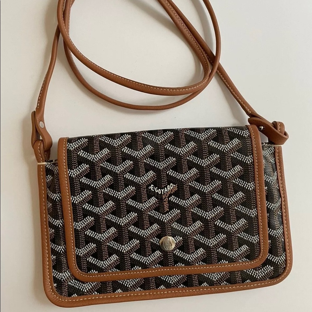 Goyard Plumet Black/Tan NWT